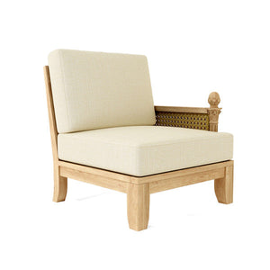 Luxe Deep Seating Left Modular Outdoor Chair