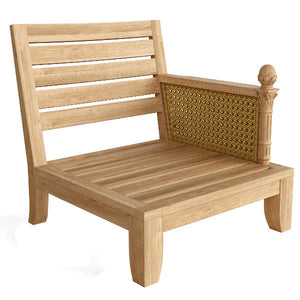 Luxe Deep Seating Left Modular Outdoor Chair