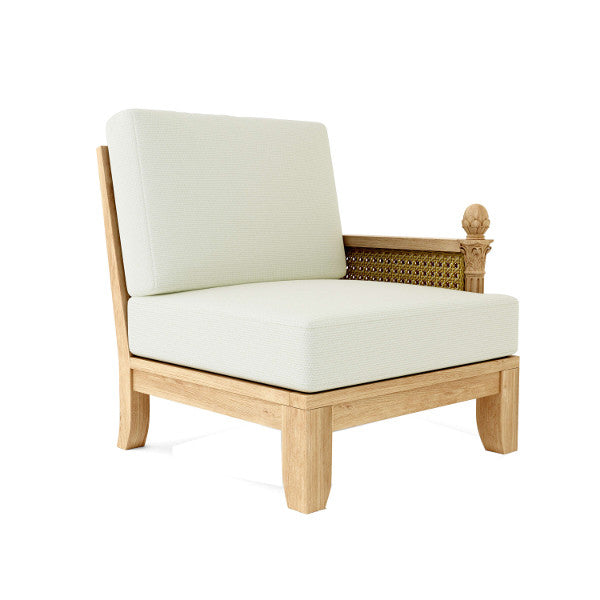 Luxe Deep Seating Left Modular Outdoor Chair