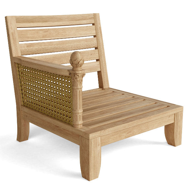 Luxe Deep Seating Right Modular Outdoor Chair