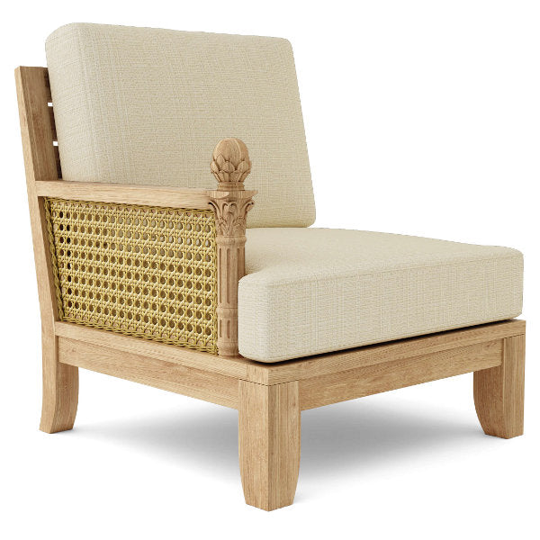 Luxe Deep Seating Right Modular Outdoor Chair