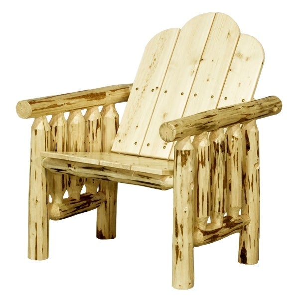 Montana Log Deck Chair Outdoor Chair