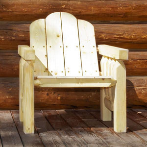 Montana Woodworks Homestead Deck Chair Outdoor Chairs Ready to Finish