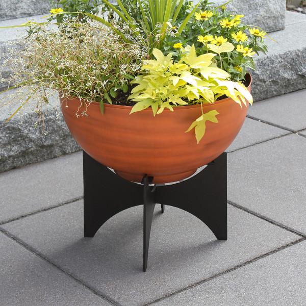 Normal Planters with Steel Patina Bowls Patina Bowls