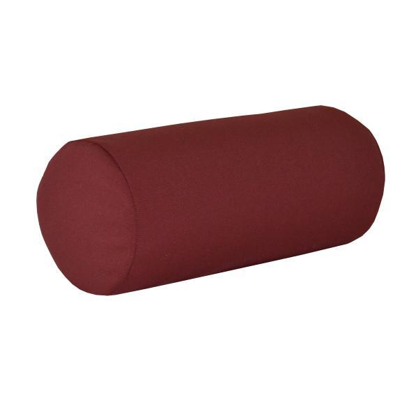 Outdoor Bolster Pillow Cushions &amp; Pillows 7&quot;X18&quot; / Burgundy