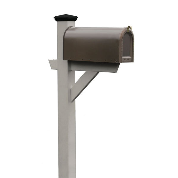 Outdoor Hazleton Mailbox Post Mailbox Post Harbor Gray