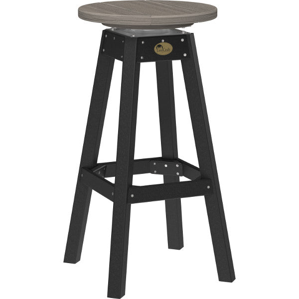 Poly Bar Stool Bar Stool Coastal Gray &amp; Black