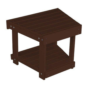 A & L Furniture Poly New Hope Bench/Side Table Tudor Brown