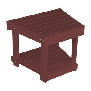 A & L Furniture Poly New Hope Bench/Side Table Cherrywood