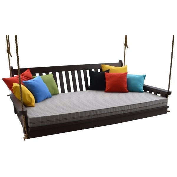 Poly Traditional English Swingbed Porch Swing Beds