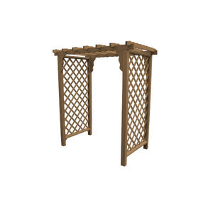 Pressure Treated Yellow Pine Covington Arbor Porch Swing Stand 5ft / Mushroom Stain