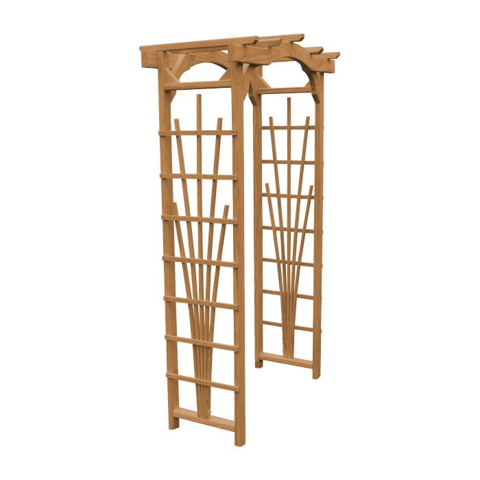 Pressure Treated Yellow Pine Cranbrook Arbor Porch Swing Stand 3ft / Oak Stain