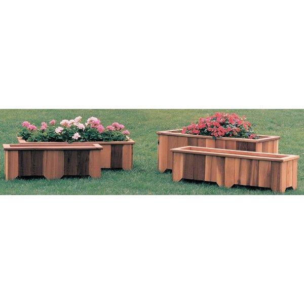 Rectangular Cedar Planter Planters Box