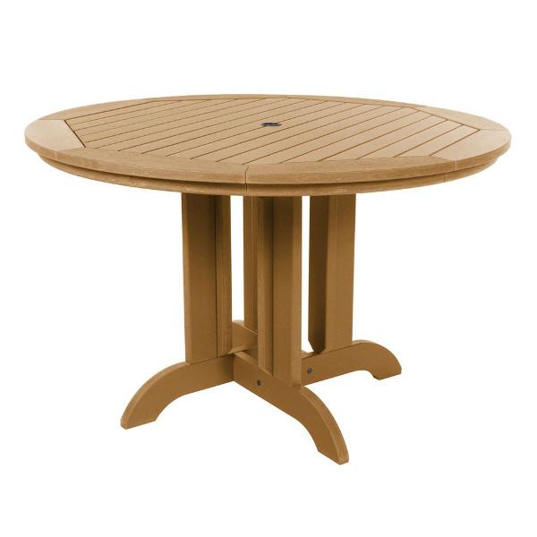 Round Diameter Outdoor Dining Table Dining Table 48&quot; / Toffee