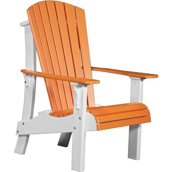 Royal Adirondack Chair Adirondack Chair Tangerine &amp; White