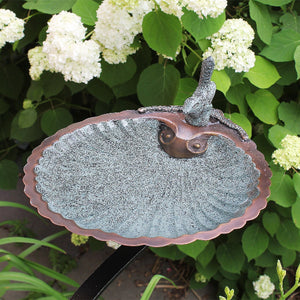 Scallop Shell Birdbath Birdbath