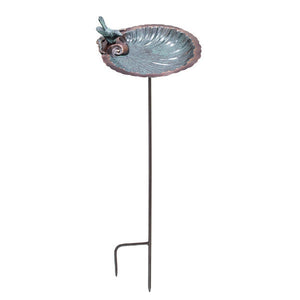 Scallop Shell Birdbath Birdbath Birdbath with Stake