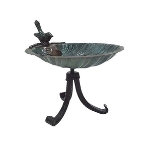 Scallop Shell Birdbath Birdbath Birdbath with Tripod Stand