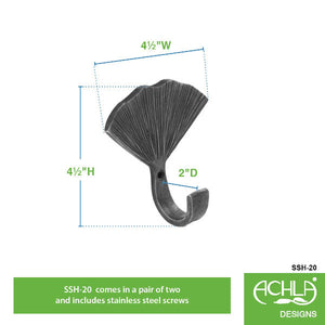 Single Ginkgo Leaf Hook Leaf Hook