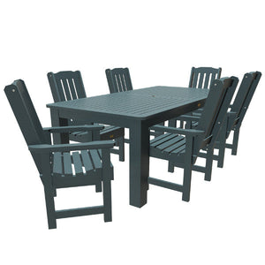 Springville 7pc 42x84 Dining Set Dining Set Nantucket Blue