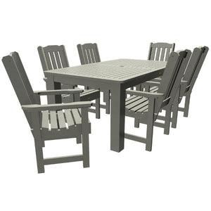 Springville 7pc Dining Set Dining Set 42x72 / Coastal Teak