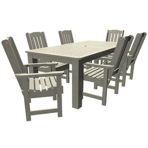 Springville 7pc Dining Set Dining Set 42x84 / Harbor Gray