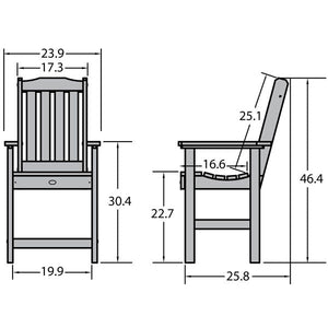 Springville Counter Dining Arm Chair Arm Chair