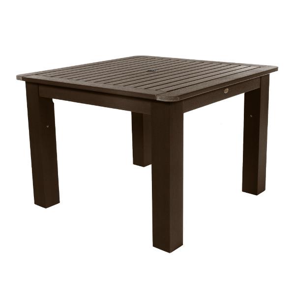 Square Outdoor Dining Table Dining Table Weathered Acorn
