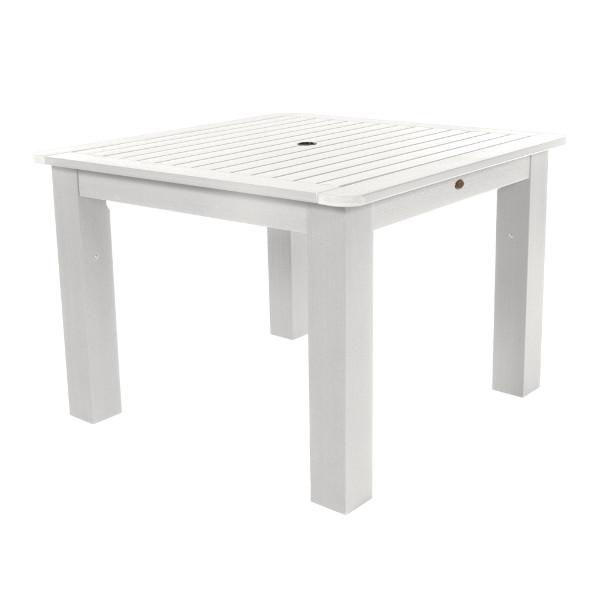 Square Outdoor Dining Table Dining Table White