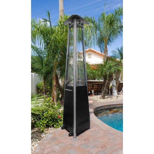 Tall Commercial Triangle Glass Tube Patio Heater Patio Heater