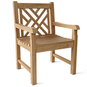 Teak Vilano Dining Armchair Outdoor Chair