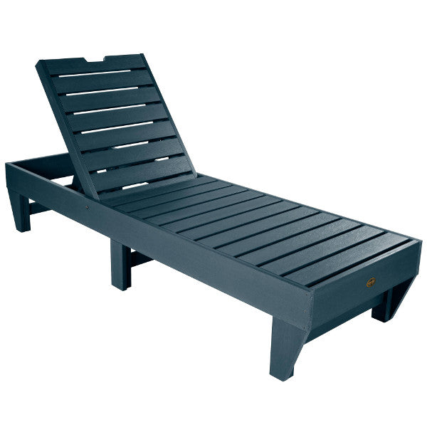 The Sequoia Professional Commercial Grade Pinehurst Chaise Lounge Lounger Federal Blue