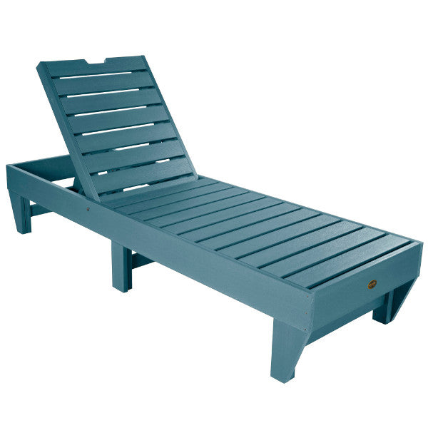 The Sequoia Professional Commercial Grade Pinehurst Chaise Lounge Lounger Nantucket Blue