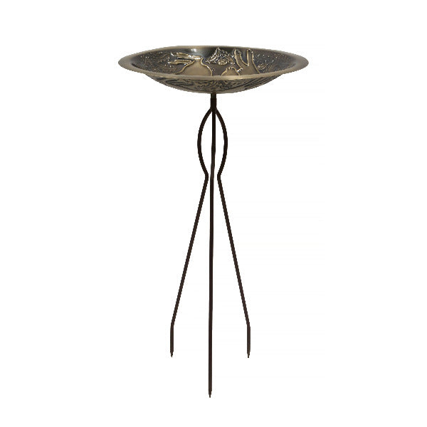 Three Hares Birdbath Birdbath Birdbath with Tripod Stake