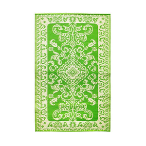 Tracery Floor Mat Floor Mat Lime / 4 x 6-Ft