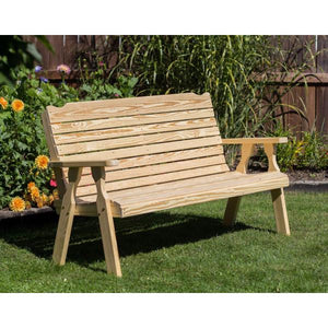 Treated Pine Crossback Garden Bench