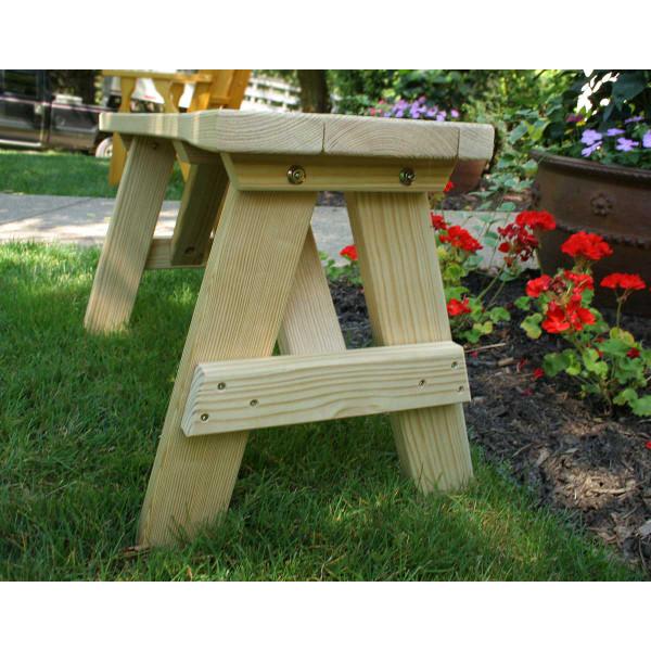 Treated Pine Curved Bench Outdoor Bench