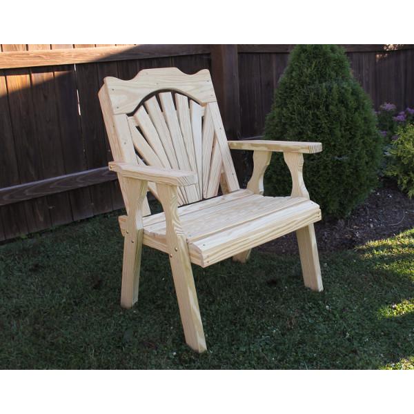 Treated Pine Fanback Patio Chair