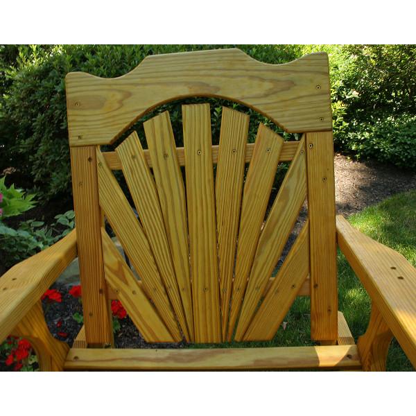 Treated Pine Fanback Patio Chair Patio Chair