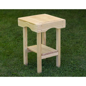 Treated Pine Square End Table