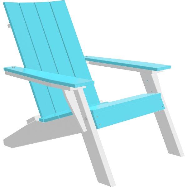 Urban Adirondack Chair Adirondack Chair Aruba Blue &amp; White