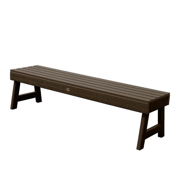 USA Weatherly Backless Picnic Bench Picnic Bench 5ft / Weathered Acorn