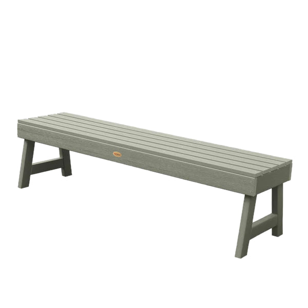 USA Weatherly Backless Picnic Bench Picnic Bench 5ft Wide Bench / Eucalyptus