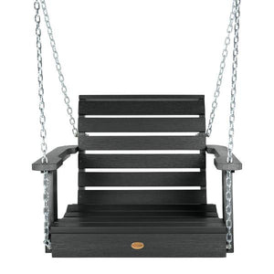 Weatherly Single Seat Swing Seat Swing Black