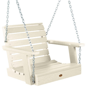 Weatherly Single Seat Swing Seat Swing Whitewash