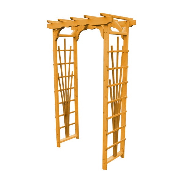 Western Red Cedar Concord Arbor Porch Swing Stand 3ft / Natural Stain