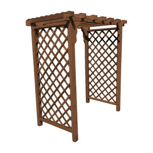 Western Red Cedar Covington Arbor Porch Swing Stand 5ft / Mushroom Stain