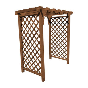 Western Red Cedar Covington Arbor Porch Swing Stand 5ft / Oak Stain