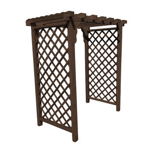 Western Red Cedar Covington Arbor Porch Swing Stand 5ft / Walnut Stain