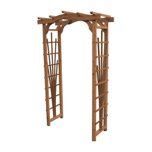 Western Red Cedar Cranbrook Arbor Porch Swing Stand 3ft / Oak Stain